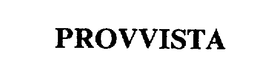 Trademark Logo PROVVISTA