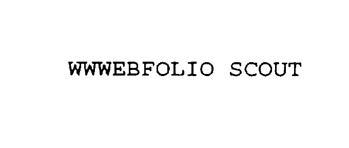  WWWEBFOLIO SCOUT