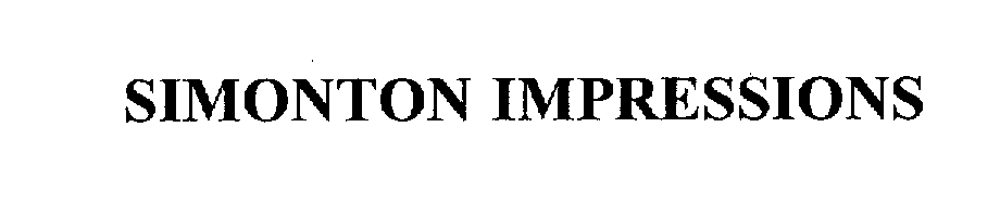  SIMONTON IMPRESSIONS