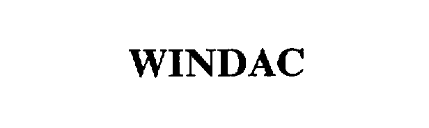 Trademark Logo WINDAC