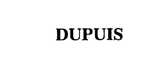 Trademark Logo DUPUIS