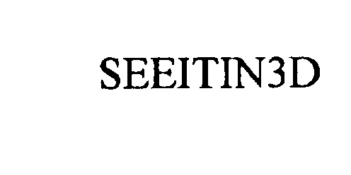 Trademark Logo SEEITIN3D