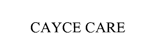 Trademark Logo CAYCE CARE