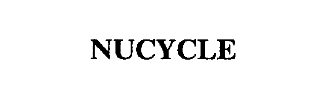 Trademark Logo NUCYCLE