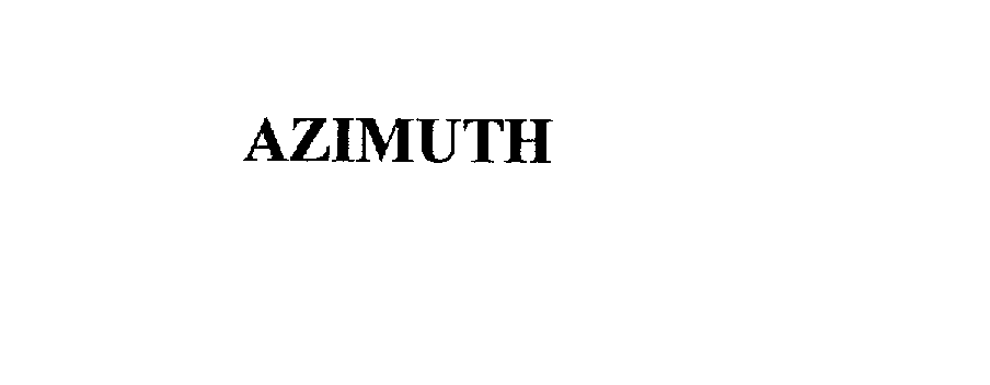 Trademark Logo AZIMUTH