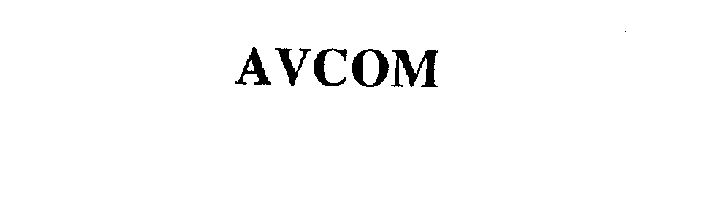 Trademark Logo AVCOM