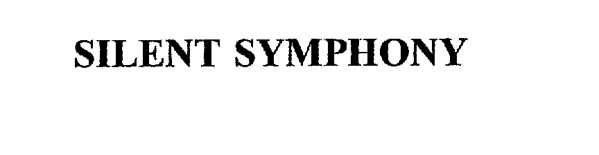 Trademark Logo SILENT SYMPHONY