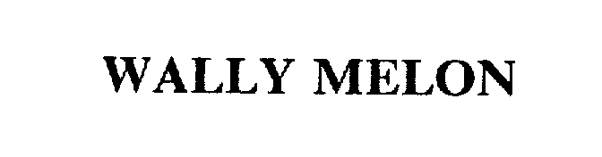 Trademark Logo WALLY MELON