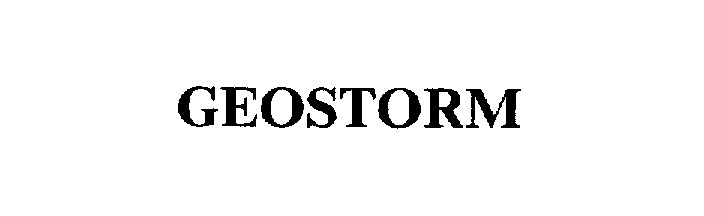 Trademark Logo GEOSTORM