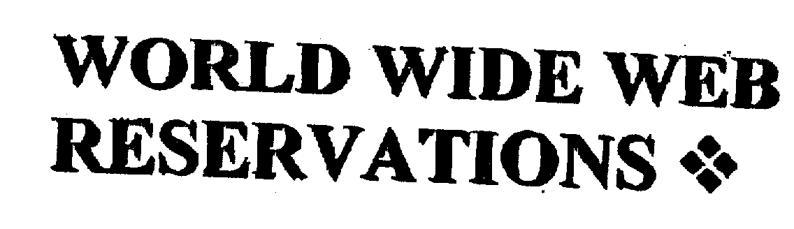  WORLD WIDE WEB RESERVATIONS