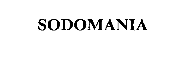 Trademark Logo SODOMANIA