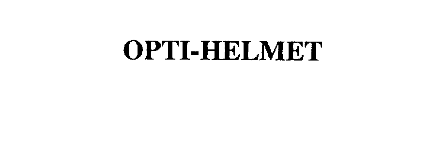  OPTI-HELMET