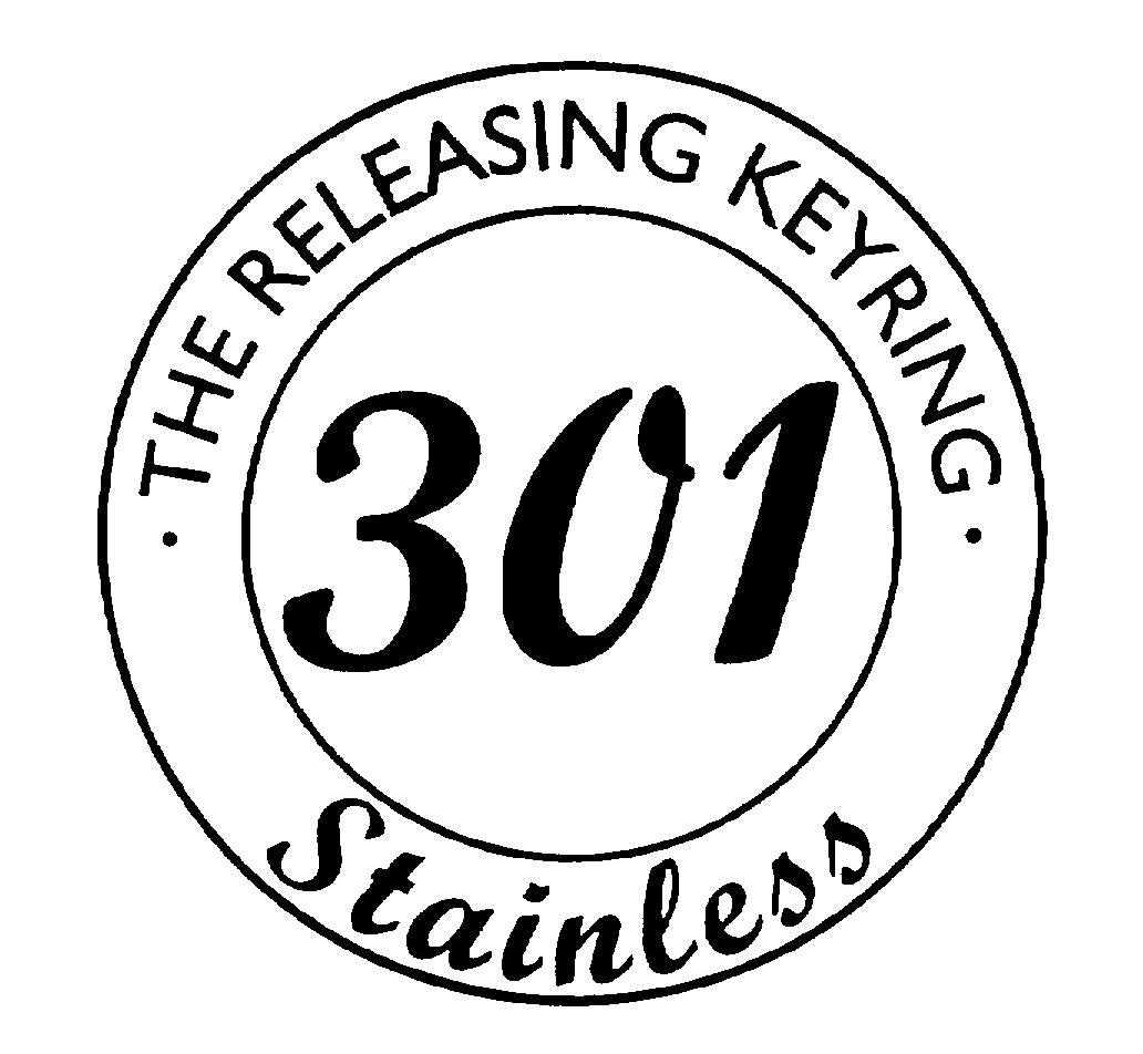  THE RELEASING KEY RING 301 STAINLESS
