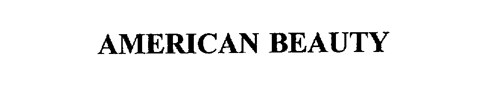 Trademark Logo AMERICAN BEAUTY