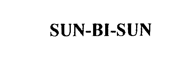 Trademark Logo SUN-BI-SUN