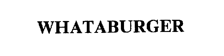 Trademark Logo WHATABURGER