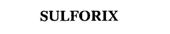 Trademark Logo SULFORIX