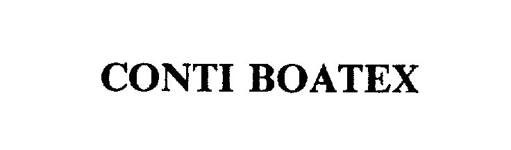 Trademark Logo CONTI BOATEX