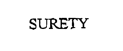 Trademark Logo SURETY