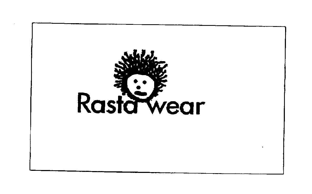 Trademark Logo RASTA WEAR