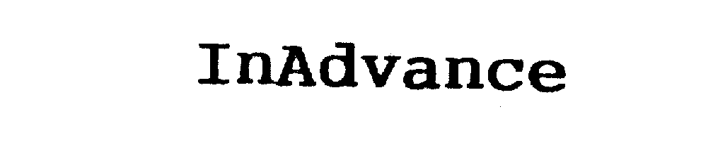 Trademark Logo INADVANCE