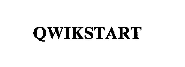 Trademark Logo QWIKSTART
