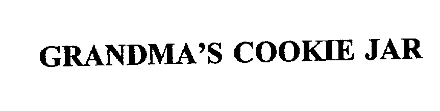 Trademark Logo GRANDMA'S COOKIE JAR