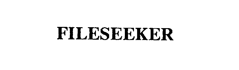 Trademark Logo FILESEEKER
