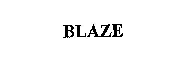 Trademark Logo BLAZE