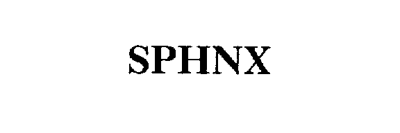 Trademark Logo SPHNX