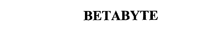 Trademark Logo BETABYTE