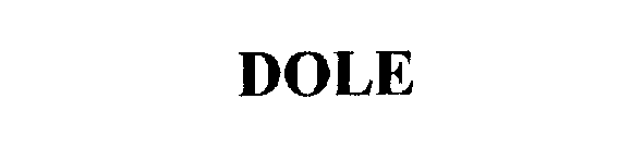 Trademark Logo DOLE