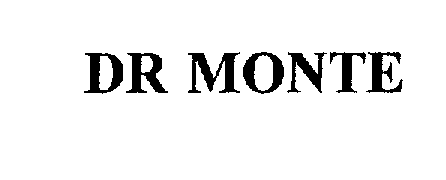 Trademark Logo DR MONTE