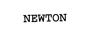 Trademark Logo NEWTON