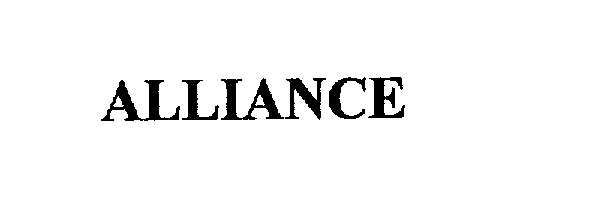 Trademark Logo ALLIANCE