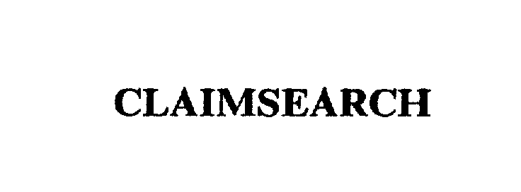 Trademark Logo CLAIMSEARCH
