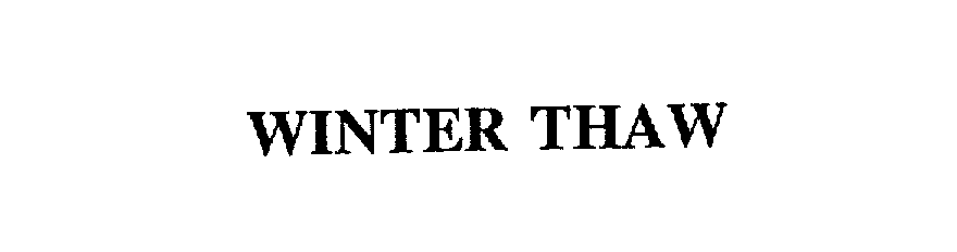 Trademark Logo WINTER THAW