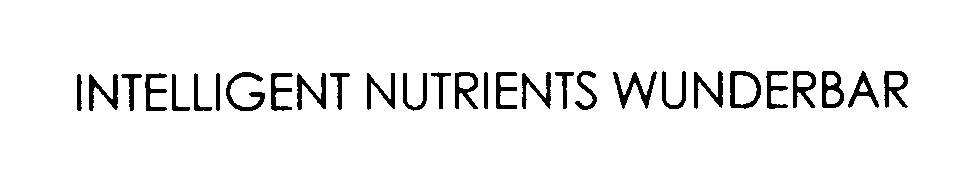 INTELLIGENT NUTRIENTS WUNDERBAR