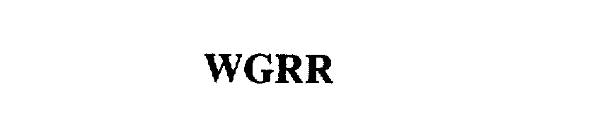 Trademark Logo WGRR