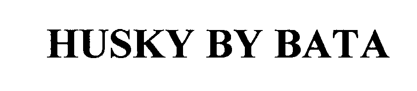 Trademark Logo HUSKY BY BATA