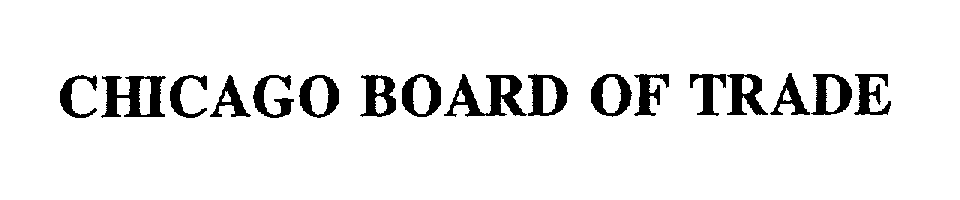 Trademark Logo CHICAGO BOARD OF TRADE