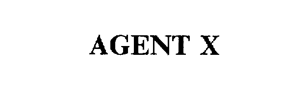 Trademark Logo AGENT X