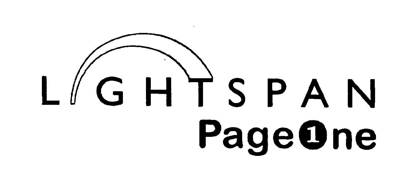  LIGHTSPAN PAGEONE 1