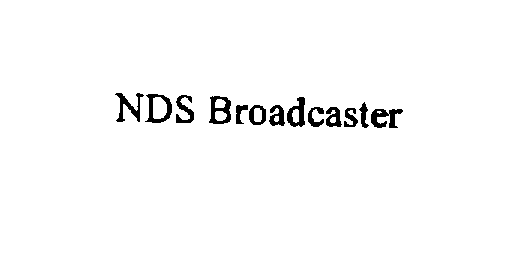 Trademark Logo NDS BROADCASTER