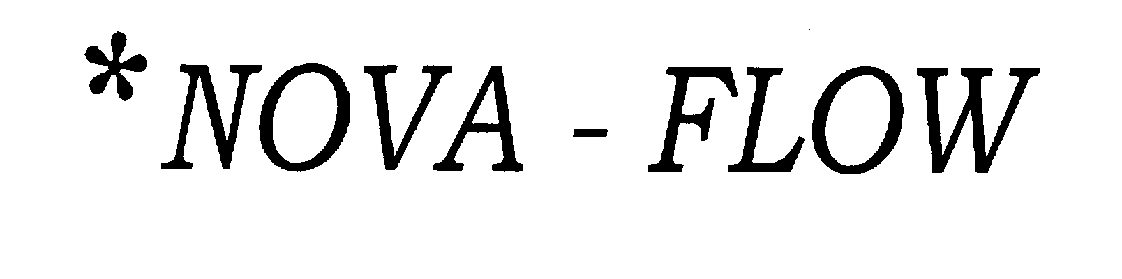 Trademark Logo NOVA - FLOW