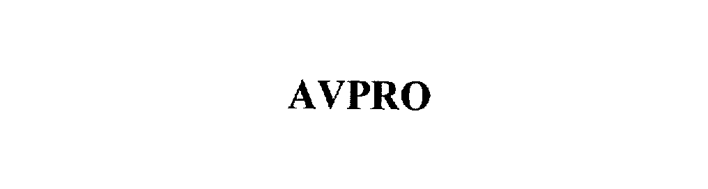 Trademark Logo AVPRO