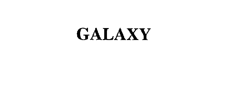 Trademark Logo GALAXY