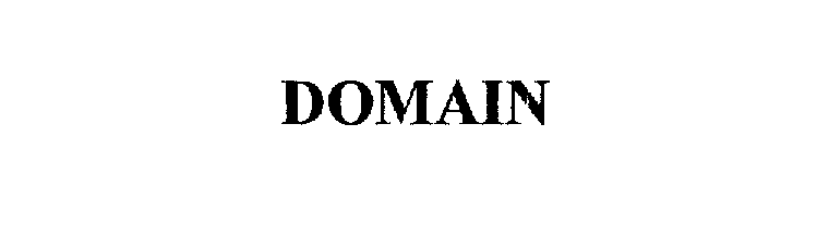 Trademark Logo DOMAIN