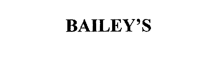  BAILEY'S
