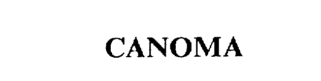 Trademark Logo CANOMA